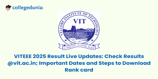 VITEEE 2025 Result Live Updates: Check Results @vit.ac.in; Important Dates and Steps to Download Rank card